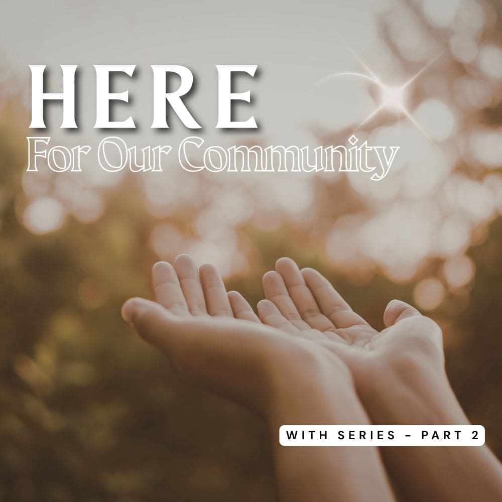 Here For Our Community episode artwork